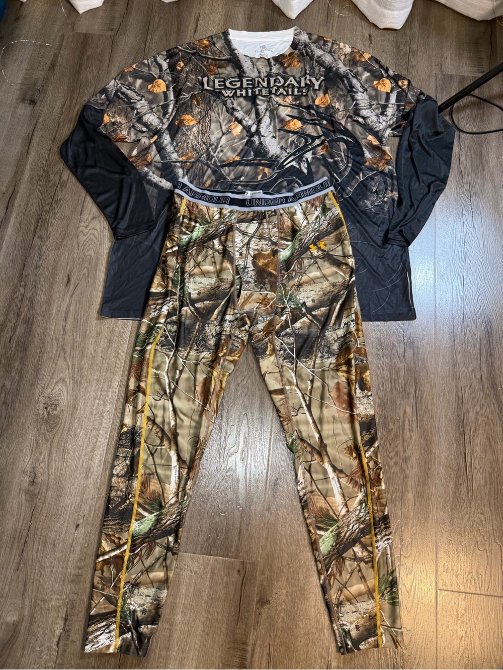 Under Armour Camo Leggings in Black, Brown, Green